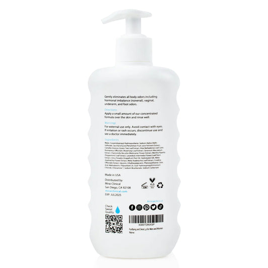 Purifying & Deodorizing Concentrated Body Wash for Wrap