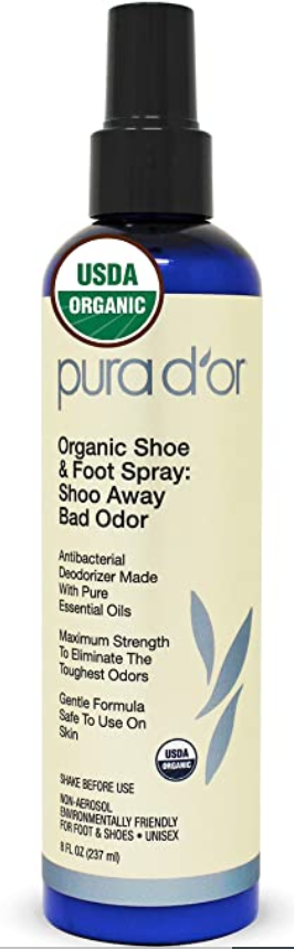Pura d'or Foot Spray - "top-off" the bathing experience with the freshest feet!