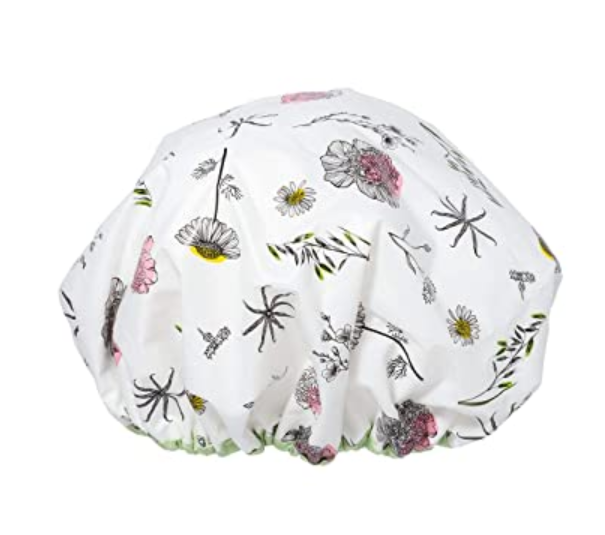Shower Cap with Terry Cloth -Hair Protection & Warmth in One